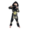 thumbnail image 2 of Disfraces de ninja para niños Disfraces de actuación Trajes para niños y niñas Actividades de espectáculos de Halloween Escuela primaria Jardín de infantes, 2 of 5