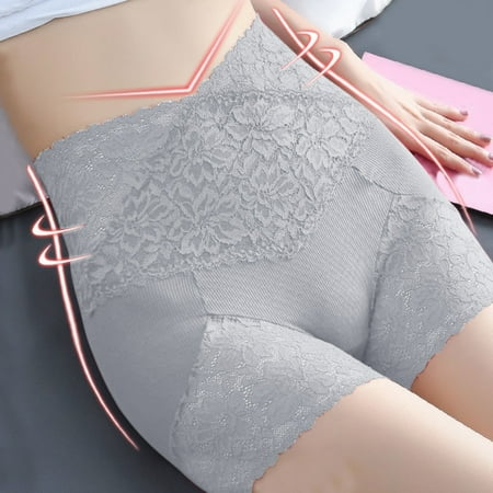 

ãTOTOãWomen Panties Tummy Control Womens Lace High Waist Pants Abdominal Lifting Underpants Womens Large Size Seamless Leggings