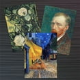 thumbnail image 3 of Vincent Van Gogh Perenboompje Butterflies Courtesan Roses Portrait Cafe Fine Art Greeting Card Pack of 6, 3 of 5