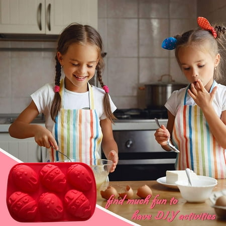 

Yedhsi Cake Mould Easter 6 Hole Silicone Chocolate Cake Mold DIY Baking Tool