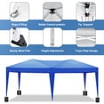 thumbnail image 5 of XCJDILAO 10‘x20‘ EZ Pop Up Canopy Outdoor Portable Party Folding Tent with 6 Removable Sidewalls + Carry Bag + 4pcs Weight Bag, 5 of 7