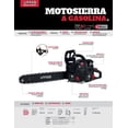 thumbnail image 2 of Motosierra Gasolina 2.7hp Paso Cadena 0.325 Espada18 Urrea Urrea MS818A, 2 of 3