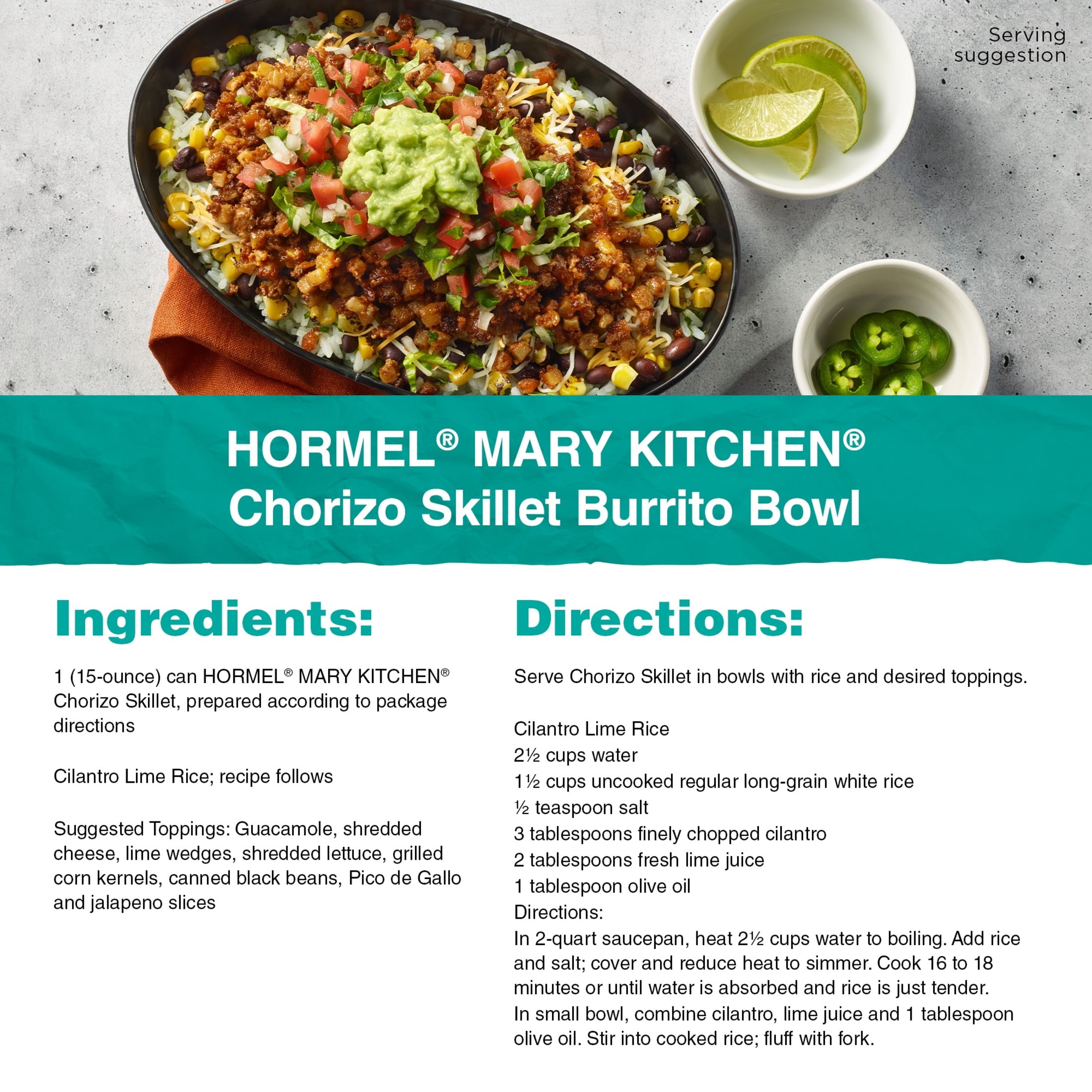 (12 pack) HORMEL MARY KITCHEN Chorizo Skillet, 14 oz Can