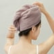 thumbnail image 3 of Paquete de 2 toallas de microfibra para envolver el cabello, turbante de secado rápido, toalla para envolver el cabello suave y súper absorbente, 3 of 5