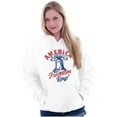 thumbnail image 5 of America Let Freedom Ring Liberty Bell Hoodie Sweatshirt Women Men Brisco Brands L, 5 of 6