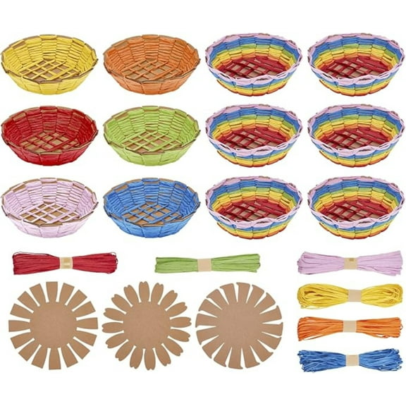 Complete Basket Weaving Kit for 12 Easter Baskets