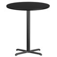 thumbnail image 1 of Bowery Hill 36" Table de Bar Ronde en Noir, 1 of 2