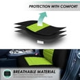 thumbnail image 6 of FH Group Universal Fit Car Seat Covers for SUV, VAN Sedan 3D Air Mesh -  3 Row Full Set Green, 6 of 8