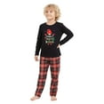 thumbnail image 2 of KHONTS Christmas Family Pajamas Xmas Matching Family Pajama Holiday Pjs Xmas Jammies Sleepwear Set 3-Black Kids, 2 of 4