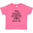 thumbnail image 3 of Inktastic My Great Auntie Loves Me Girls Hearts Girls Baby T-Shirt, 3 of 5