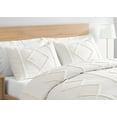 thumbnail image 6 of Sweet Jojo Designs Diamond Tuft Ivory Queen Duvet Cover Bedding Set 3 Piece Set, 6 of 6