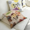 thumbnail image 5 of desserts ice creams umbrella Linen toss pillowcase decoration pillowcase gifting preferred 20x20 inch cushion cover 4 sets sofa pillowcase sofa bedroom living room car, 5 of 7