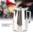 thumbnail image 2 of M Buder Jarra Para Espumar Leche Acero Inoxidable con Tapa Taza de Café Latte Art (1500ml / 50.7 oz), 2 of 9