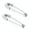 White Gold Plated Silver, variant on Punk 925 Sterling Silver Safety Pin Earrings Trendy Paper Clip Earrings for Women Goth Paperclip Hoop Earring