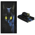 thumbnail image 7 of Coolnut 3 Piece Bath Towels Set, Super Soft Absorbent Black Cat Towels for Bathroom Gym Spa Hotel Decor Wash cloth, 7 of 7