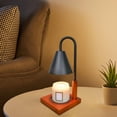 thumbnail image 3 of Lámpara de cera para derretir velas aromáticas eléctricas, luces de noche decorativas, luz de fusión de cera para sala de estudio, hogar, sala de Negro BLESIY lámpara calentador de velas, 3 of 6