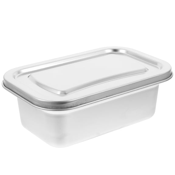 ELAYARD Stainless Steel Ice Cream Container with Lid for Homemade Ice Cream Storage and Freezer Preservation