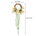 thumbnail image 2 of Guirnalda de huevos de Pascua, guirnalda de huevos de Pascua, decoración de Pascua, guirnalda artificial de ratán natural, salida de alta intensidad, 2 of 7