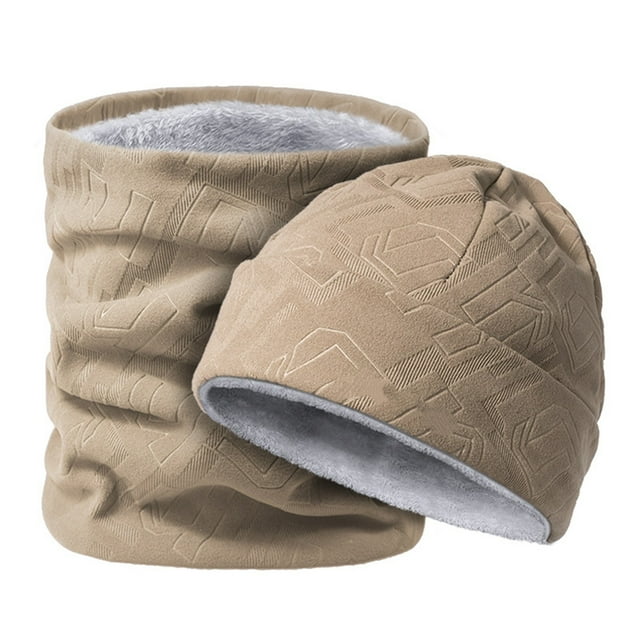 Ensemble Bonnet et Chauffe-Nuque d'Hiver Design Intégré pour Temps Froid et Confort