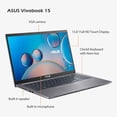 thumbnail image 2 of LAPTOP ASUS VIVOBOOK X515E CORE I5-1135G7 15.6 FHD TOUCH 512GB 8GB TECLADO EN INGLES 90NB0TY1-M045C0, 2 of 4