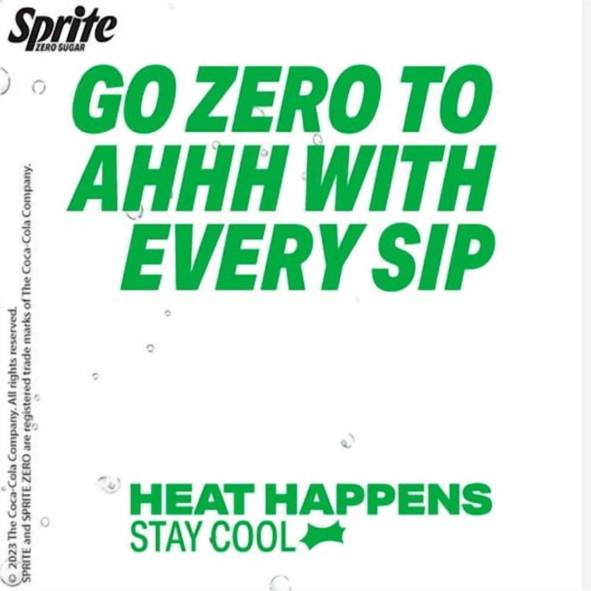 Sprite Zero Sugar 8 x 330ml, British Import (Pack of 2)