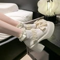 thumbnail image 5 of New Round Toe Thick Heel Bow Decorated Elegant Women's Shoes Fashion Banquet Party Wedding High Heels Chaussure Femme, 5 of 10