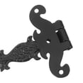 thumbnail image 3 of WEAVILUX 4Pcs Vintage Zinc Alloy Black Cabinet Hinges Decorative Hardware for Wooden Boxes, 3 of 7
