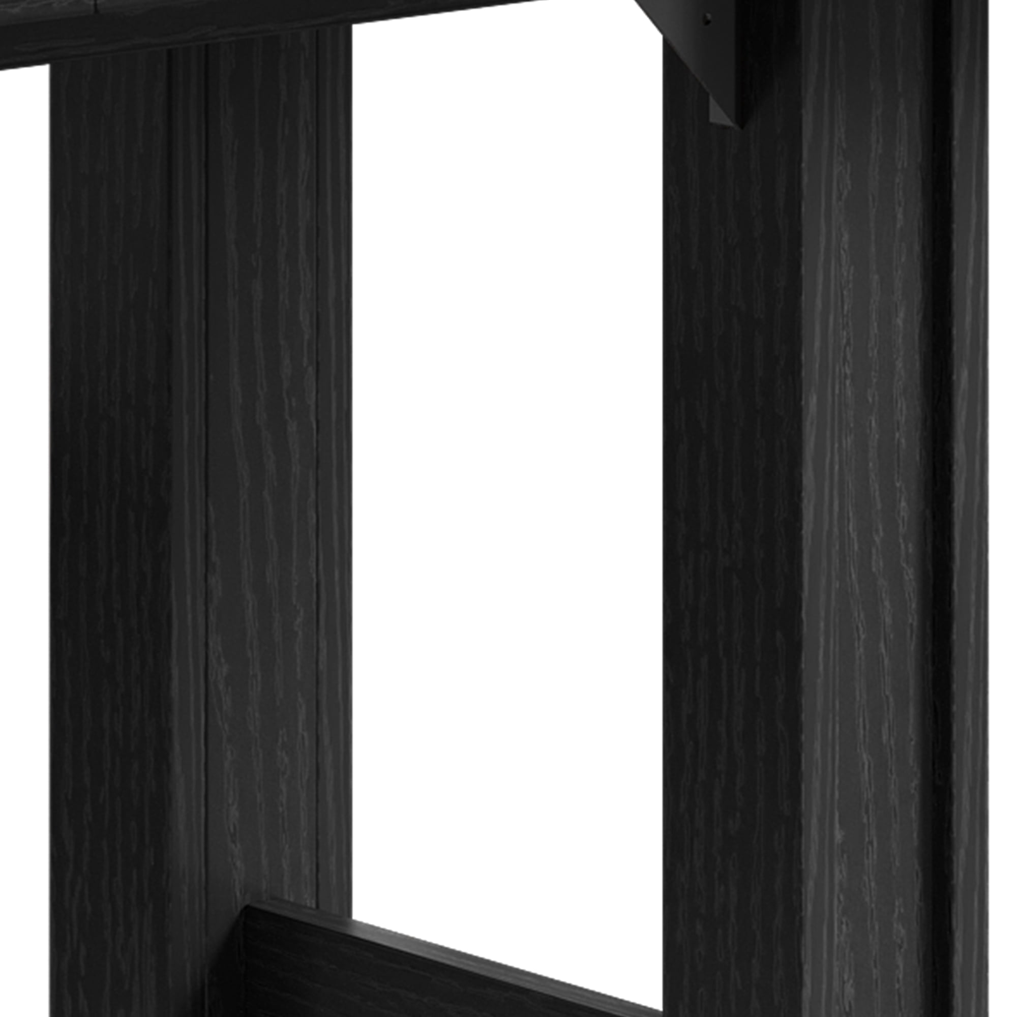 Uforic 70" Dining Table for 6–8 People, Farmhouse Rectangular Kitchen Table with Thick Base for Dining Room, Living Room, and Kitchen, Black