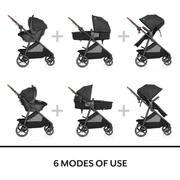 Evenflo Shyft Travel Set | Versatile strollers for ecommerce