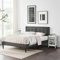 thumbnail image 2 of VECELO 3-Piece Bedroom Sets Bed Frame and 2 Nightstands, 2 of 8