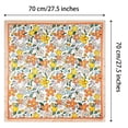 thumbnail image 3 of AWAYTR 27.5 Inches Silk Feeling Square Head Scarf - 4 Pcs Satin Square Head Scarves for Women Hair Bandanas Head Kerchief, 3 of 10
