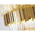 thumbnail image 3 of Design Living 60-Light Gold Chandelier With Clear Crystals, 3 of 6
