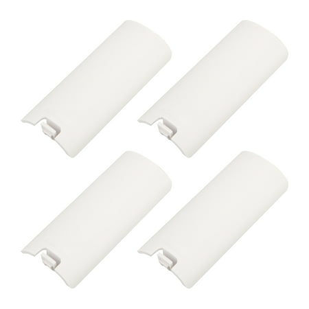 4-pack Battery Back Cover Shell Case for Nintendo Wii Remote Control