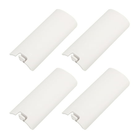 Wwii Cover - 4-pack Battery Back Cover Shell Case for Nintendo Wii Remote Control Controller