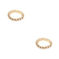 thumbnail image 3 of relayinert Mesmerizing Elastic Ring Exquisite Crystal Inlays For Captivating Appearance golden 1 row 2Set, 3 of 6