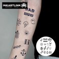 thumbnail image 2 of shiyou-Tattoo Tech, 2 Sheets Large Semi Permanent Tattoo, Adult Art Design Temporary Tattoos, Lasts 1-2 Weeks, Waterproof, Realistic Look, No Adhesive, No Reflection (Old School), 2 of 4