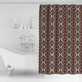 thumbnail image 4 of Small Stall Shower Curtain 36x72 Inch Narrow Half Size Country Boho Bath Curtains Bathroom Decor Vintage Farmhouse Traditional Pattern Waterproof Fabric Shower Curtain Set with Hooks 36 Inch, 4 of 6