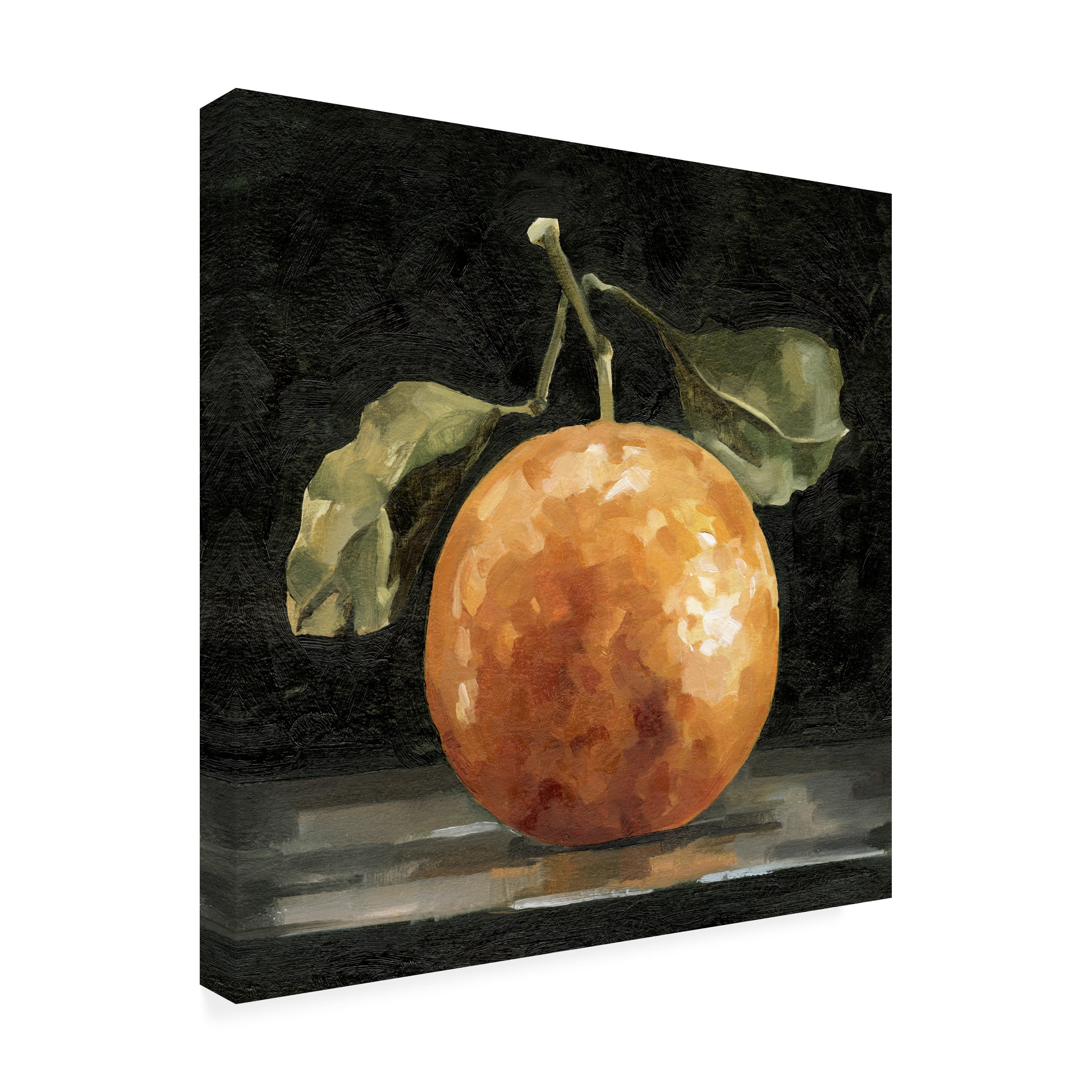 Emma Caroline 'Dark Orange Deux I' Canvas Art