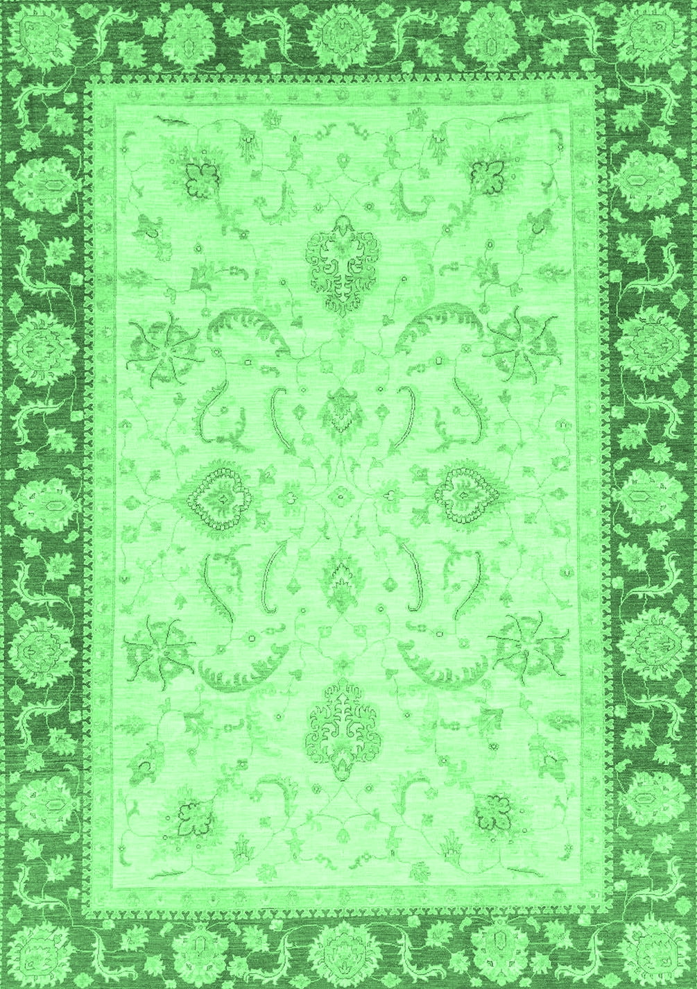 Dark Green Rectangular Rug Ahgly Company Indoor Rectangle Abstract Emerald Green Modern Area Rugs ...