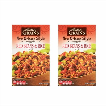 Earthly Grains Red Beans & Rice Mix, New Orleans Style, 2-Pack