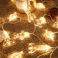 thumbnail image 4 of Billuyoard de cohete de astronauta, adorno de iluminación interesante, diseño de escena alimentado por batería, lámpara DIY, Kits de decoración para fiestas Blanco cálido, 4 of 6