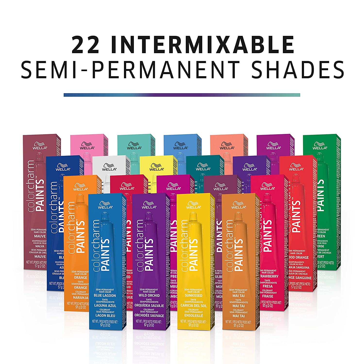 Wella Color Charm Paints Semi-Permanent Hair Color (2 oz) - Raspberry