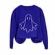thumbnail image 2 of Ailaofu Womens Halloween Crewneck Sweatshirt Cute Long Sleeve Graphic Pullover Tops Fall Fashion Clothes, 2 of 4