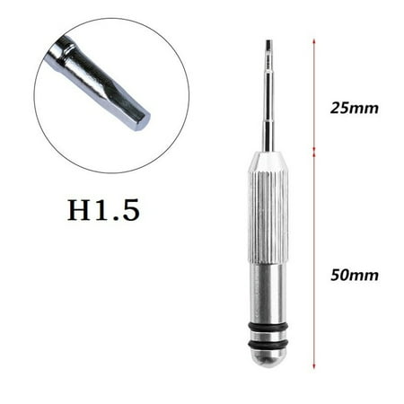 

Small Hex screwdriver H1.5mm toy super hard driver Break off short screw batch
