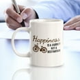 thumbnail image 3 of Happiness Is A Journey Not A Destination 11oz Plastic Coffee Mug | Funny Sporty Cup, 3 of 8