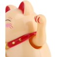 thumbnail image 3 of Solar Fortune Wealth Cat Shining Solar Powered Cute Waving Arms Home Car Display Desk Table Decor(Yellow) JU, 3 of 5