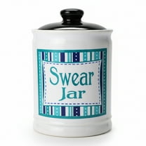 Cottage Creek Ceramic Swear Jar Piggy Bank, White