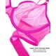thumbnail image 3 of Sostén INLYRIC Cosnufy Balconette Transparente con Aros 34D Rosa, 3 of 6