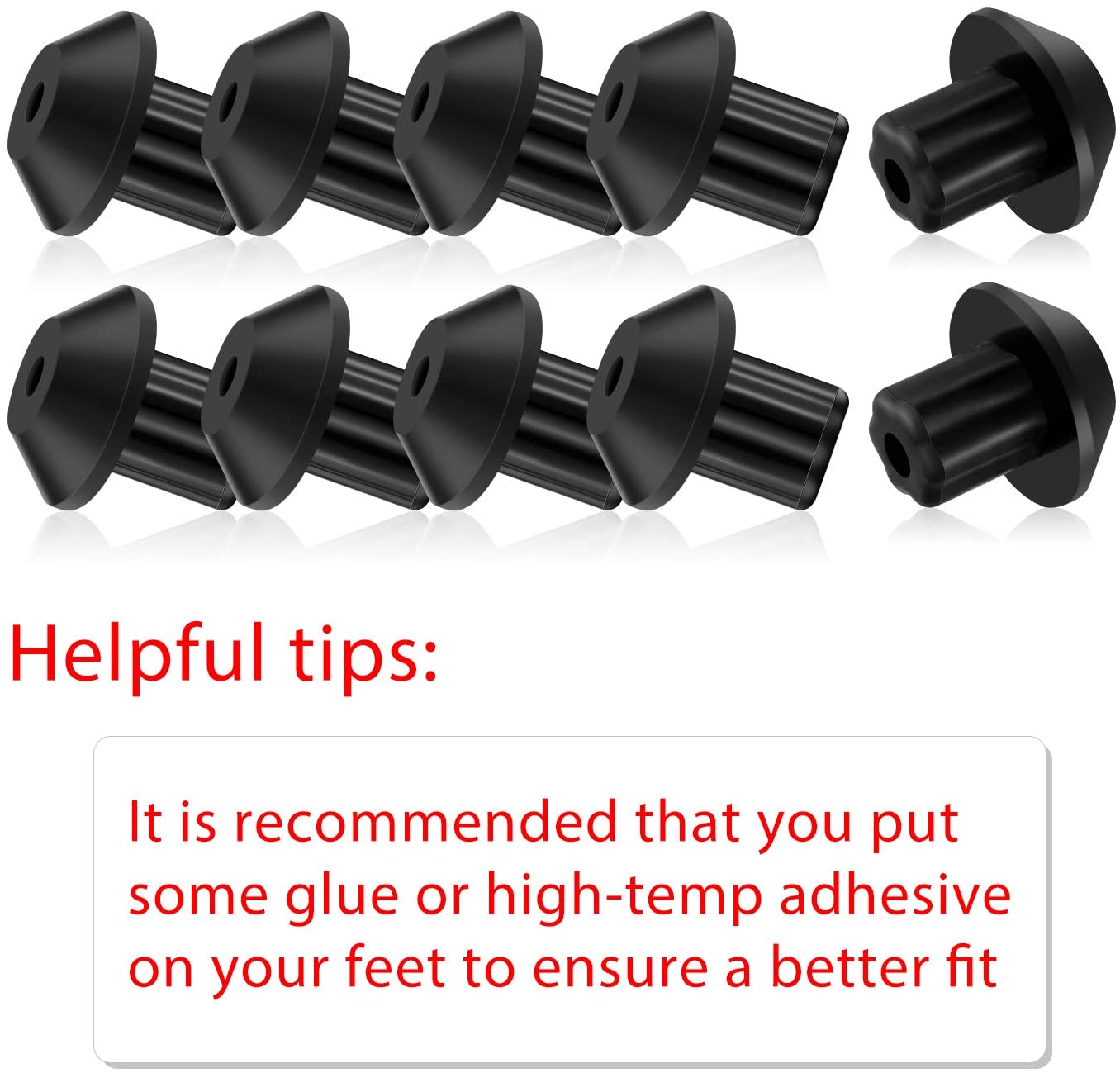 ge stove top rubber feet