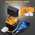 thumbnail image 5 of Ecarke Cordless Portable Led Work Light for Dewalt 20v Max Rechargeable Battery 6000K 12W 1200lm, 5 of 8